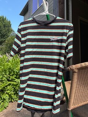 BROKEN PROMISES CO. striped T-shirt